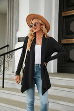 Load image into Gallery viewer, CWOCAL2125_LONG SLEEVE KNIT CARDIGAN WITHOUT BUTTON SHORT