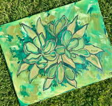 Load image into Gallery viewer, Moody Magnolias Painting