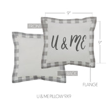 Load image into Gallery viewer, Finders Keepers U &amp; Me Pillow 9x9