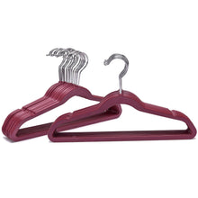 Load image into Gallery viewer, PL036 - 13.5&quot; Kids Plastic Shirt Hangers - Raspberry