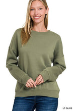 Load image into Gallery viewer, Fleece Drop Shoulder Sweatshirts