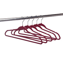 Load image into Gallery viewer, PL025 - Plastic Shirt Hangers Heavy Duty - Raspberry - 200