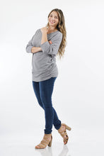Load image into Gallery viewer, , SI-14448 PLUS SIZE Scoop neck dolman top