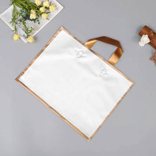 Load image into Gallery viewer, 12"x3"x10" frosted gold border EVA gift bag