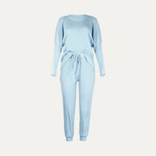 Load image into Gallery viewer, Chic And Cozy Ribbed Two-Piece Loungewear Set