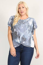 Load image into Gallery viewer, Plus Size Galaxy Print Top - WG17583-T