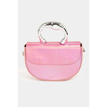 Load image into Gallery viewer, Glossy Semi Circle Top Handle Bag