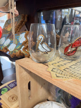 Load image into Gallery viewer, Stemless Wine Glass - Hand Painted by Messy Jessy