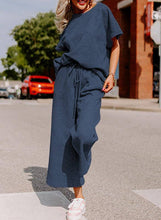 Load image into Gallery viewer, Comfy Textured Top Wide-Leg Pant Set 13 Colors