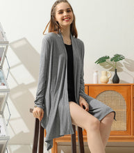 Load image into Gallery viewer, Long Sleeve Casual Open Front Long Cardigan