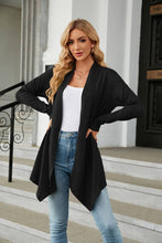 Load image into Gallery viewer, CWOCAL2125_LONG SLEEVE KNIT CARDIGAN WITHOUT BUTTON SHORT