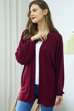 Load image into Gallery viewer, Long Sleeve Casual Open Front Long Cardigan