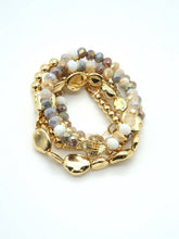 Load image into Gallery viewer, Beaded Clover Accent Jewelry Set Bracelet