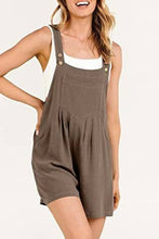 Load image into Gallery viewer, Essential basic loose shortall overalls romper