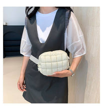 Load image into Gallery viewer, PUFFER QUILTED SLING BAG FANNY BAG BELT BUM BAG | 40P546