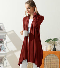 Load image into Gallery viewer, Long Sleeve Casual Open Front Long Cardigan