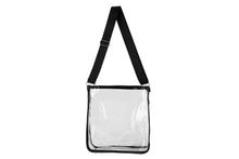Load image into Gallery viewer, Ladies Crossbody Clear See Thru PVC Handbag