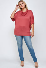 Load image into Gallery viewer, Plus Size Top With Face Cover - 17601-T