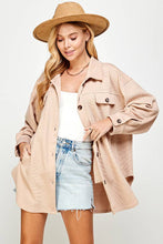 Load image into Gallery viewer, Outdoor Chic Women's Waffle Scuba Shacket 5202IJK