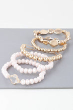 Load image into Gallery viewer, Beaded Clover Accent Jewelry Set Bracelet
