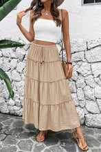 Load image into Gallery viewer, CWBLS0503_SUMMER A-LINE PLEATED PATCHWORK SKIRT