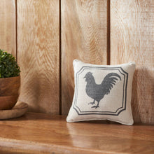 Load image into Gallery viewer, Finders Keepers Rooster Silhouette Pillow 6x6