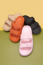 Load image into Gallery viewer, EVA DOUBLE STRAP OPEN TOE SLIDE SANDALS SLIPPERS  | 40SP011