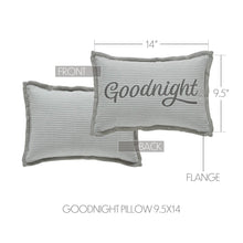 Load image into Gallery viewer, Finders Keepers Goodnight Pillow 9.5x14