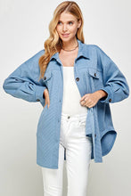 Load image into Gallery viewer, Outdoor Chic Women's Waffle Scuba Shacket 5202IJK