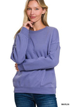 Load image into Gallery viewer, Fleece Drop Shoulder Sweatshirts