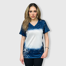 Load image into Gallery viewer, V-Neck FAUX Bleached Tees