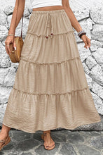Load image into Gallery viewer, CWBLS0503_SUMMER A-LINE PLEATED PATCHWORK SKIRT