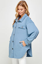 Load image into Gallery viewer, Outdoor Chic Women's Waffle Scuba Shacket 5202IJK