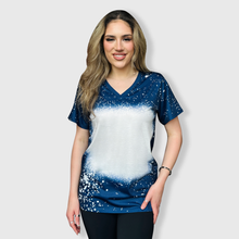 Load image into Gallery viewer, V-Neck FAUX Bleached Tees