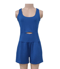 Load image into Gallery viewer, Athletic Cutout Romper