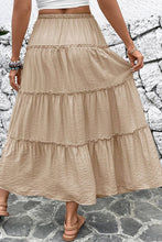 Load image into Gallery viewer, CWBLS0503_SUMMER A-LINE PLEATED PATCHWORK SKIRT