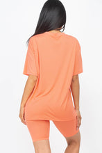 Load image into Gallery viewer, Loose Fit Top &amp; Bike Shorts Set