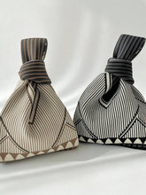 Load image into Gallery viewer, Cosbai - Classic Minimalist Striped Knit Handbag