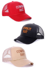 Load image into Gallery viewer, The Cowboy Hat Baseball Mesh Cap