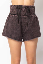 Load image into Gallery viewer, NP70123-High-Waist Washed Twill Shorts