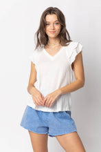 Load image into Gallery viewer, NP70123-High-Waist Washed Twill Shorts