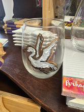 Load image into Gallery viewer, Stemless Wine Glass - Hand Painted by Messy Jessy