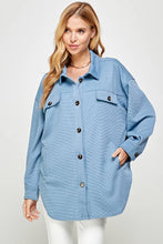 Load image into Gallery viewer, Outdoor Chic Women's Waffle Scuba Shacket 5202IJK