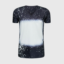 Load image into Gallery viewer, V-Neck FAUX Bleached Tees