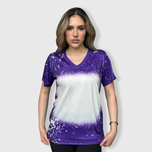 Load image into Gallery viewer, V-Neck FAUX Bleached Tees
