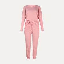 Load image into Gallery viewer, Chic And Cozy Ribbed Two-Piece Loungewear Set