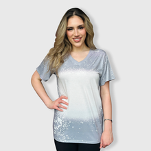 Load image into Gallery viewer, V-Neck FAUX Bleached Tees