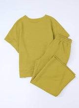 Load image into Gallery viewer, Comfy Textured Top Wide-Leg Pant Set 13 Colors