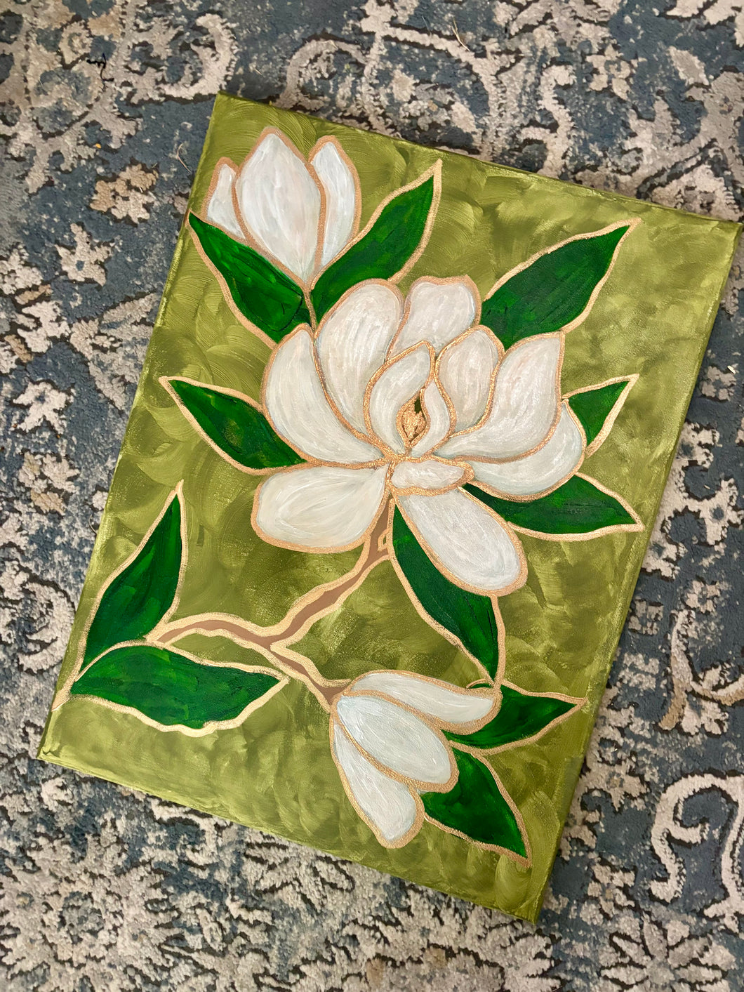 Stained Glass Nolia Painting