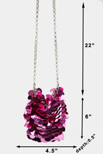 Load image into Gallery viewer, Sequin Chain Mail Pouch Bag